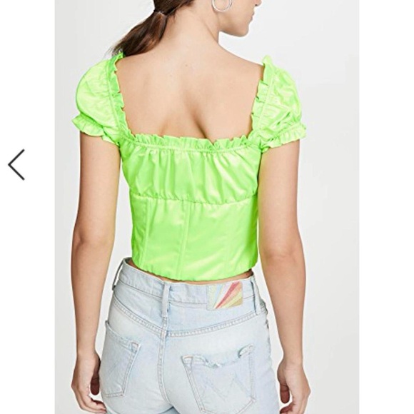 I.AM.GIA Naiome top in lime green 💚 - Picture 3 of 7